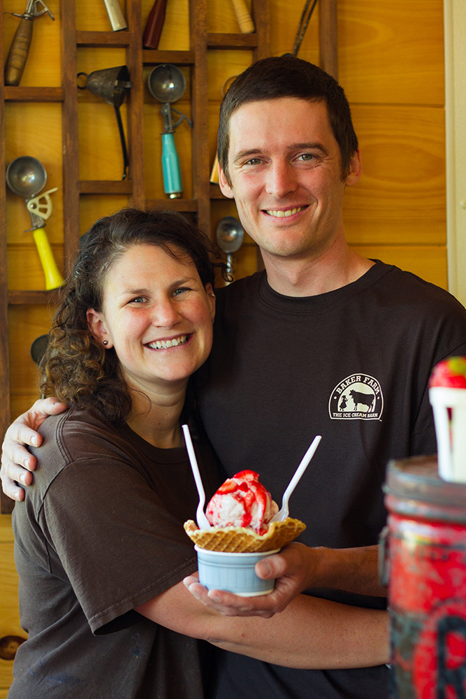 Tom and Jocelyn Seiter of The Ice Cream Barn